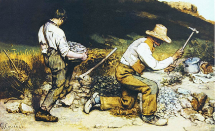 Gustave Courbet. Stone Crushers, 1849